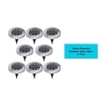 thumbnail image 2 of Luz Solar para Exteriores Disco BLACK+DECKER Paquete de 8 Resistente a la Intemperie, 2 of 8