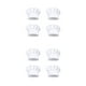 thumbnail image 3 of Gorros de Chef Sonducket 4 Uds. blancos para niños sombrero de cocina elástico profesional, 3 of 6