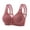 Brown, variant on Shapewear Tummy Control Women Women's Front Hook Wireless Bra Back Shaping Large Cup Weight Loss Helper Beige 36