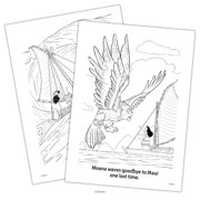 Disney Moana Color & Create-A-Scene Sticker Activity Book