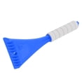 thumbnail image 3 of Ergonomic Handle Portable Snow Shovel Rounded Corner Safe Car Windshield Shovel with Raised Teeth for Vehicle Snow, Ice Scraper EVA PP Material Save Space Hanging Hole, 3 of 7