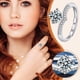 thumbnail image 1 of Anillos para mujer, regalos para mujer 2022, nuevo anillo de moissanita con diamante de ajuste abierto, ajustador de tamaño abierto para anillos sueltos., 1 of 5