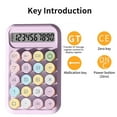 thumbnail image 6 of SPOORYYO Cute Calculator - Small and Portable Scientific Calculator for Students, 10-Digit Display with Non-Slip Bottom Pad and Clear Plastic Keys, 6 of 8