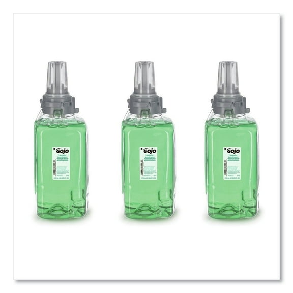 GOJO Industries 8816-03 Botanical Scent 1250 mL Foam hand wash Refill for ADX-12 Dispenser (3/Carton)