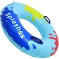 thumbnail image 3 of Pool Float inflatable Swim Ring Adult Swim Ring Summer Floating Ring with Handle, 3 of 8