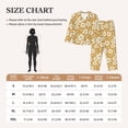 thumbnail image 5 of Uemuo Rose Flowers Pattern Womens Pajama Sets,PJ Set for Women,Pajamas for Women Logo,Long Sleeve Pajama Set for Women,Soft Long Sleeve Top With Pants-Small, 5 of 9