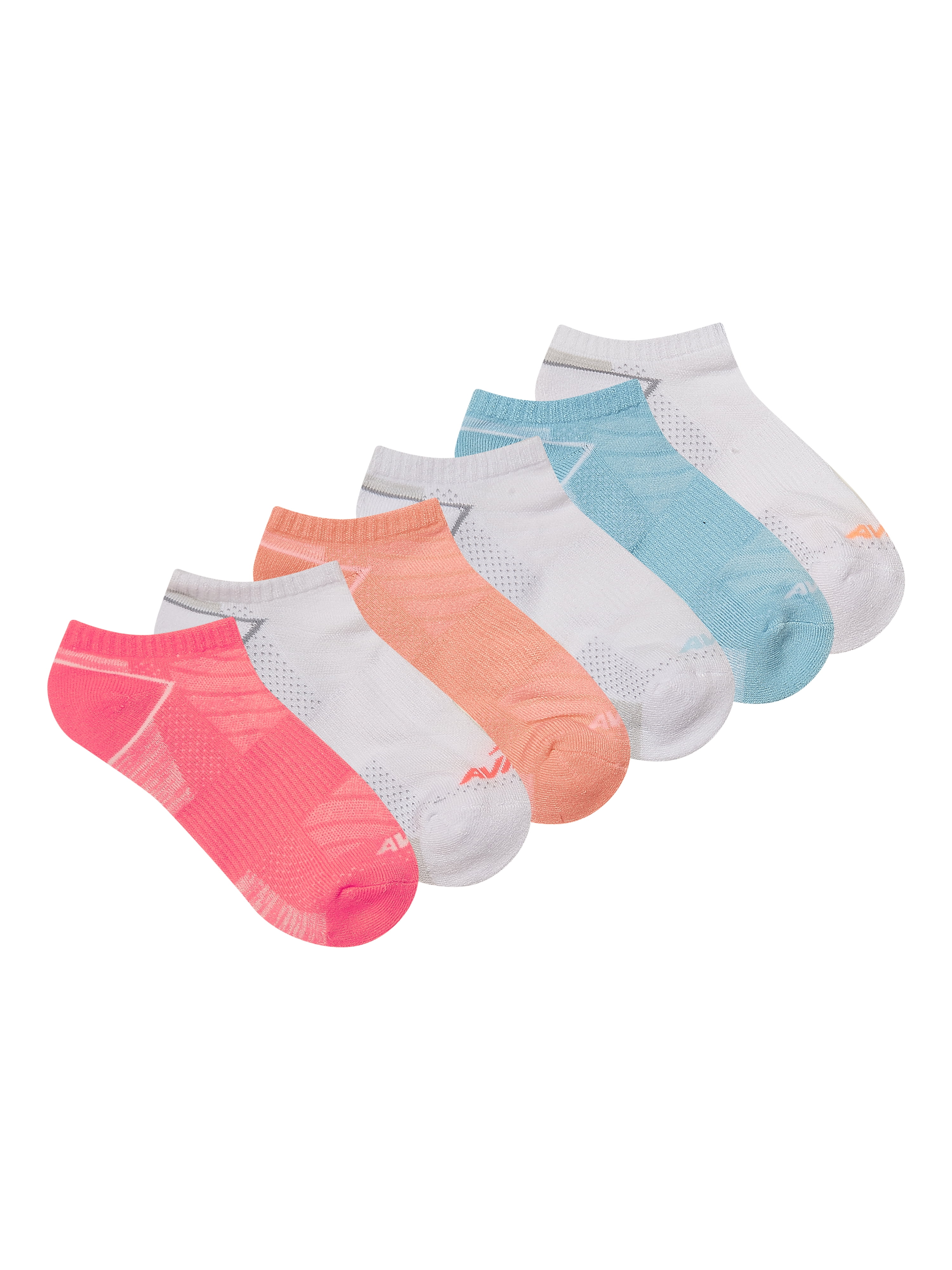 Avia Women's All Sport Cushion No Show Socks, 6-Pack