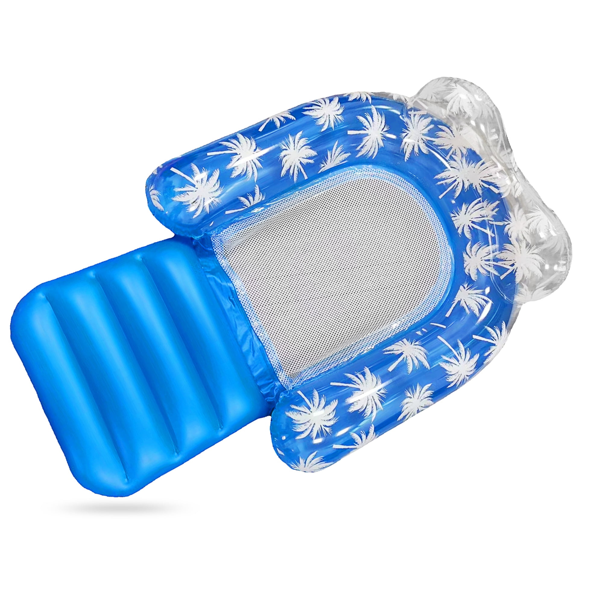 Inflatable Pool Float Chair Lounge Float Hammock for Swimming Pool with