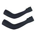 thumbnail image 1 of 1 par de fundas largas para brazos, transpirables, frescas, para ciclismo, para verano (L negro), 1 of 3
