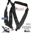 thumbnail image 2 of HoldUp Brand No-Slip Clip Black 2" Wide Under-Ups suspenders, 2 of 4