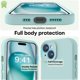 thumbnail image 3 of Silicona Suave, Protección Completa de la Cámara, 8 Ft a Prueba de Caídas, Forro Suave - para iPhone 15, Menta, 3 of 7