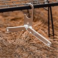 thumbnail image 2 of Camping Perchas de ropa plegables portátiles Estantes de ropa de almacenamiento de secado (Plata) Tmvgtek Deportes Acuáticos, 2 of 6