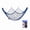 Royal Blue, variant on Decorative Fish Net with 9 Shells, 78.7x39.4in Cotton Nautical Wall Decor for Home