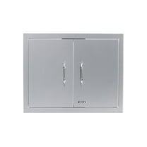 Bull Stainless Steel Double Doors, 25-Inch (33570)