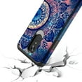 thumbnail image 5 of LG Stylo 5 Case, KAESAR Slim Hybrid Dual Layer Shockproof Hard Cover Graphic Fashion Cute Colorful Silicone Skin Cover Armor Case for LG Stylo 5 (Mandala), 5 of 5