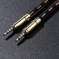 thumbnail image 1 of Cable auxiliar de audio trenzado macho a macho de 3,5 mm para altavoz de coche MP3 (negro) Ehuebsd Para estrenar, 1 of 8