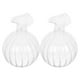 thumbnail image 5 of 2 jarrones de vidrio transparente para centros de mesa con flores, jarrones de vidrio transparente para macetas hidropónicas, decoración de mesa, 5 of 8