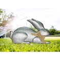 thumbnail image 5 of Attraction Design 18” Galvanized Easter Bunny Garden Statue, Durable, 5 of 7