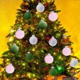 thumbnail image 3 of YHAJDS 12PCS Velvet Christmas Balls 8cm/3.15in Xmas Tree Ornaments Velvet Balls Shatterproof Xmas Bulbs Decorations Ball Sets Christmas Tree Hanging Balls for Wedding Holiday Party Decorations, 3 of 5