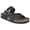 Black, variant on White Mountain Womens Hazy Cork Leather Footbed Sandals
