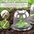 thumbnail image 3 of Muyoka uds Cloche de jardín, cúpulas de humedad de plantas de plástico reutilizables transparentes cubiertas de protección contra congelación de plantas al aire libre para invernadero de jardín Muyoka Hogar, 3 of 7