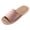 Pink, variant on Wensltd Women Slippers Wide Strap Slide Slippers Open Toe House Slippers Solid Color for Summer Indoor