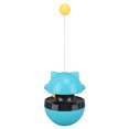 thumbnail image 5 of Dispensador de golosinas para gatos, juguete, dispensador de comida para gatos, juguetes interactivos, bola, rompecabezas, juguete de alimentación, lago para mascotas, azul, 5 of 5