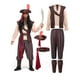 thumbnail image 1 of Disfraz de pirata caribeño para adulto, tamaño XXL, de Spooktacular Creations, 1 of 6