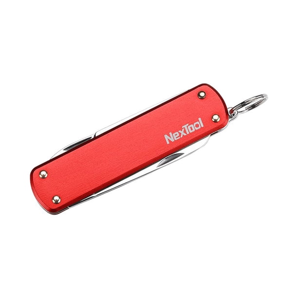 NEXTOOL 4-en-1 Herramientas multifuncionales Hoja plegable Cuchillo Tijeras Destornillador Clavo