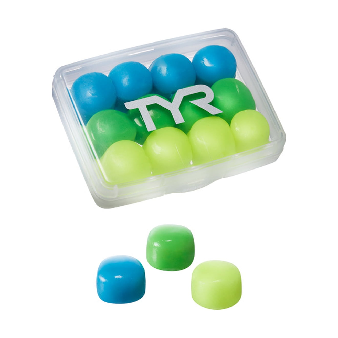 TYR Kids' Soft Silicone Ear Plugs - 12 Pack (6 Pairs)