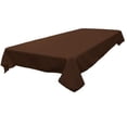 thumbnail image 2 of LA Linen TCpop60x102-BrownP22 Nappe Rectangulaire en Polyester, Marron - 60 x 102 Po., 2 of 5