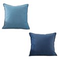 thumbnail image 1 of Juego de 2 fundas de almohada decorativas para sofá, sofá, decoración del hogar, funda de almohada cuadrada para sofá, cama, dormitorio, sala de estar | Funda de cojín con cremallera decorativa suave, 1 of 6