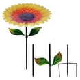 thumbnail image 2 of JilgTeok 4 Packs Metal Bird Baths Bowl Bird Feeders with Metal Stake Hummingbird Feeder for Outdoor Garden Yard Lawn Decor Clearance, 2 of 3