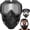 Gray, variant on Detachable Full Face Goggle Mask, Anti-Fog Grass Cutting Mask & Impact Resistant Face Shield for Landscaping, Riding, Welding