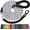silver, variant on Long Dog Leash 150 FT: Heavy Duty Rope Leashes for Dogs Training with Swivel Lockable Hook Reflective Threads Bungee and Padded Handle - Dog Lead for Large Small Medium Dogs Outside Walking Hiking