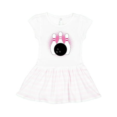 

Inktastic Bowling Pins Cute Bowler Gift Toddler Girl Dress