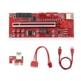 thumbnail image 1 of PCI-E 1x a 16x Adaptador Tablero Adaptador USB 3.0 Tarjeta de extensión de cable Equipo de minería Computadora Placa base Accesorios Desktop PC Suministros 13PRO sidaley EL005789-01B, 1 of 7