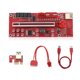 thumbnail image 1 of PCI-E 1x a 16x Adaptador Tablero Adaptador USB 3.0 Tarjeta de extensión de cable Equipo de minería Computadora Placa base Accesorios Desktop PC Suministros 13PRO kenally EL005789-01B, 1 of 7