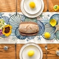 thumbnail image 3 of Sm:)e Sea Starfish Shell Summer Table Runner 13x72 Inch, 3 of 6