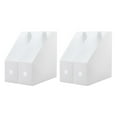 thumbnail image 1 of Weiweiguan 2Pcs Magazine Holders Plastic Desk Organizers Desktop Storage Organizers, 1 of 7