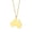 Gold Australia, variant on Women's National City Map Pendant Necklace Stainless Steel Capital Structure Topography Map Chain Collarbone Jewelry Gold Washington