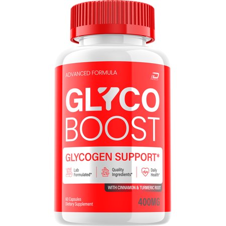 Glyco Boost Capsules – GlycoBoost Pills Advanced Supplement All Natural Glyco Boost Maximum Strength Formula Glycogen Support 1 Pack 60 Capsules