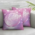 thumbnail image 3 of QZHH Pillow Covers Throw Pillow Pillowcase Vinyl Party Time Abstract Painting Decorative Cushion Covers Home Sofa Couch Living Room Bedroom Car (Pink), 3 of 5