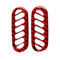 thumbnail image 2 of Soft Carbon Fiber Car Interior Decor Kits Red Carbon Fiber Door Pillar Air Vent Cover Trim For Chevrolet Corvette C5 98-04 Sticker, 2 of 12
