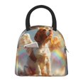 thumbnail image 1 of Balery Rainbow English Cocker Spaniel Bolsa de Almuerzo para Mujeres, Caja de Almuerzo, Bolsa de Almuerzo Pequeña Impermeable, Tote de Almuerzo Reutilizable con Gran Capacidad, 1 of 6