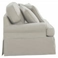 thumbnail image 3 of Slipcovered Sofa Cushion - T-Cushion Cover, Removable, Washable, Living Room Decor, Light Gray, 3 of 8