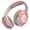 Pink, variant on TECSIRE A2 Bluetooth Headphone Wireless Headset Over The Ear High Fidelity Bass Stereo Detachable Microphone Support AUX Micro SD Card FM Breathing Backlight