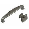 thumbnail image 5 of GlideRite  3.75-inch CC Satin Pewter Deco Cabinet Pulls (Pack of 10), 5 of 5