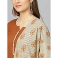 thumbnail image 2 of Idalia Rust Kurta With Printed Pants And Dupatta, 2 of 5