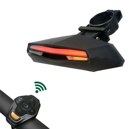 Smart Wireless Remote Control Night Cycling Warning Rear Light MTB Bicycle Bike (Best Mtb Rear Light)